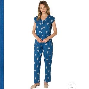 NWT Passion Lilie Cobalt Jumpsuit M, L